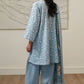 SERENE BLUE-3 PIECE PRINTED LAWN SUIT