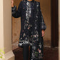 VELVET ONYX-3PC SATIN PRINTED SUIT