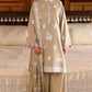 MUTED SAGE-3PC SATIN EMBROIDERED SUIT
