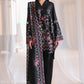 MIDNIGHT FLORA-3PC SATIN EMBROIDERED SUIT
