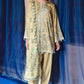 BLOOMING BLISS-3PC SATIN PRINTED SUIT