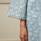 SERENE BLUE-3 PIECE PRINTED LAWN SUIT