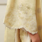 OCHRE CHARM-3 PIECE PRINTED LAWN SUIT