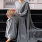 GLIMMERING GRANITE-3PC CHIFFON EMBROIDERED PRET