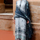 ETHNIC AZURE -3PC SATIN PRINTED SUIT