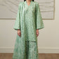 MINT BLOOM-3 PIECE PRINTED LAWN SUIT