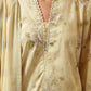 OCHRE CHARM-3 PIECE PRINTED LAWN SUIT