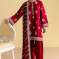 ROYAL GARNET-3PC EMBROIDERED LAWN SUIT