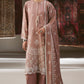 COCOA MUSK-3PC LINEN EMBROIDERED SUIT