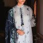 ETHNIC AZURE -3PC SATIN PRINTED SUIT