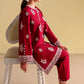 ROYAL GARNET-3PC EMBROIDERED LAWN SUIT