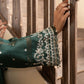 VINTAGE GREEN-3PC EMBROIDERED SUIT