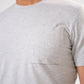 PATCH POCKET CREW NECK TEE