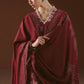 SCARLET INK-3PC LINEN PRINTED SUIT