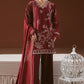 SCARLET INK-3PC LINEN PRINTED SUIT