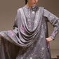 VIOLET HAZE-3PC LINEN EMBROIDERED SUIT