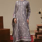 VIOLET HAZE-3PC LINEN EMBROIDERED SUIT