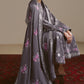 VIOLET HAZE-3PC LINEN EMBROIDERED SUIT