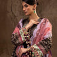 Unstitched Printed 3 Piece Velvet Suit