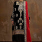 Unstitched Printed 3 Piece Velvet Suit