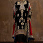 Unstitched Printed 3 Piece Velvet Suit