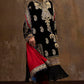 Unstitched Printed 3 Piece Velvet Suit