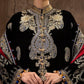 Unstitched Printed 3 Piece Velvet Suit