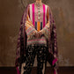 Unstitched Printed 3 Piece Oat Silk Suit