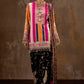 Unstitched Printed 3 Piece Oat Silk Suit