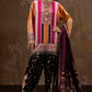 Unstitched Printed 3 Piece Oat Silk Suit