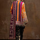 Unstitched Printed 3 Piece Oat Silk Suit
