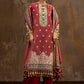 Unstitched Printed 3 Piece Velvet Suit