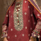 Unstitched Printed 3 Piece Velvet Suit