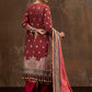 Unstitched Printed 3 Piece Velvet Suit
