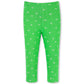 Girls Green Graphic Tights