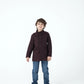 Boys Burgundy Felt Coat