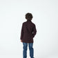 Boys Burgundy Felt Coat