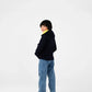Boys Navy Blue Fleece Hoodie