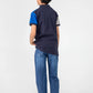 Boys' Navy Colorblock Polo Shirt