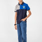 Boys' Navy Colorblock Polo Shirt