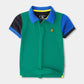 Boys Green Pique Polo