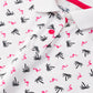 Girls White Flamingo Polo