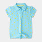 Girls' Heart Printed Polo Shirt