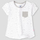 White Star Printed Jersey Tee