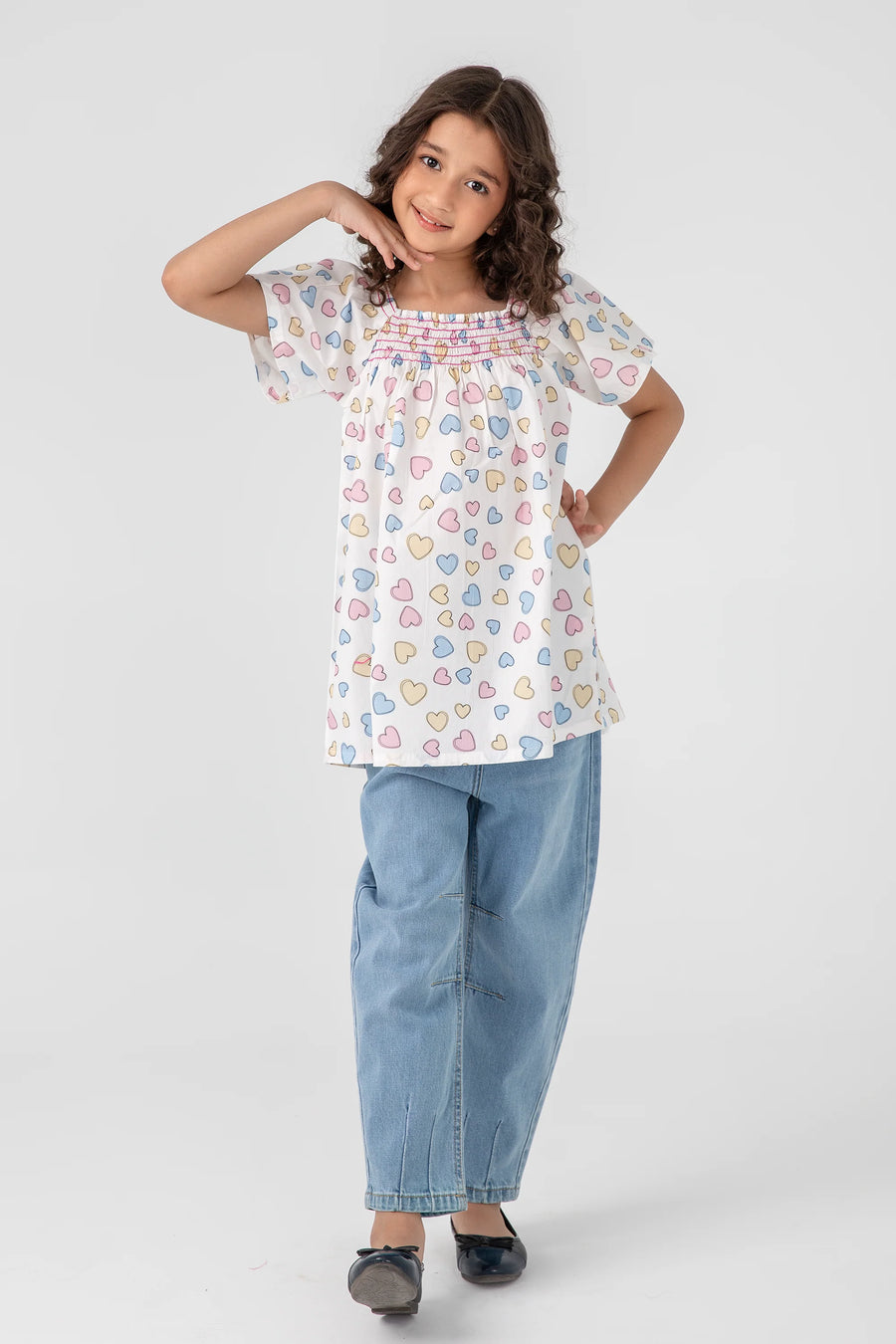 Cloudy Love Smocked Top