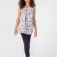 White Floral Cotton Top