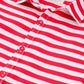 White & Red Stripe Casual Shirt