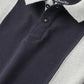 Classic Grey-Navy Blocked Polo