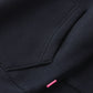Girls Solid Navy Fleece Hoodie