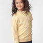 Girls Lime Mock Neck Pullover